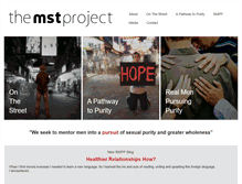 Tablet Screenshot of mstproject.com